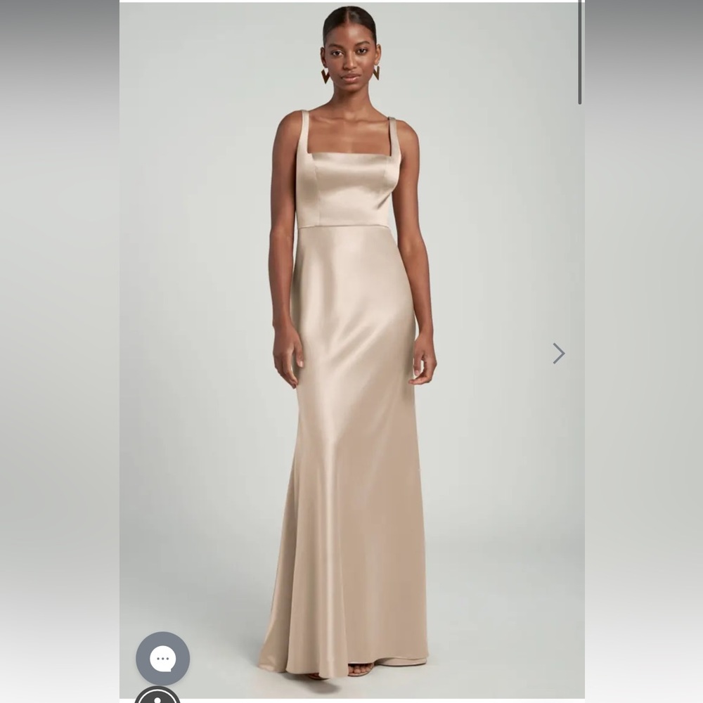 UNTAILORED Jenny Yoo Ariana Pale Gold Bridesmaids Dress